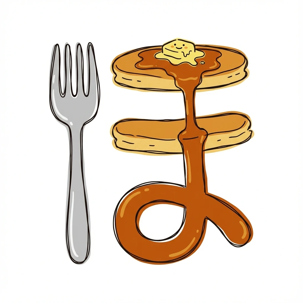 Hiragana Ho - Hotcakes